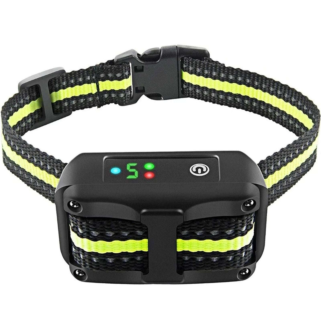 Smart Anti Bark Collar Dogs Up to 120lbs Waterproof, Reflective & Rechargeable