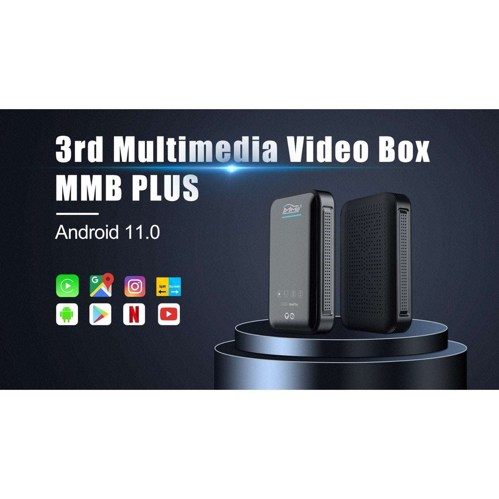MMB PLUS 3rd Multimedia Wireless CarPlay Android 11 AI Video Box 4+64GB HDMI Out