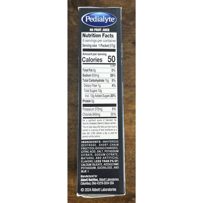 Pedialyte AdvancedCare Plus Electrolyte Powder Berry & Strawberry 24Pk (4 Boxes)