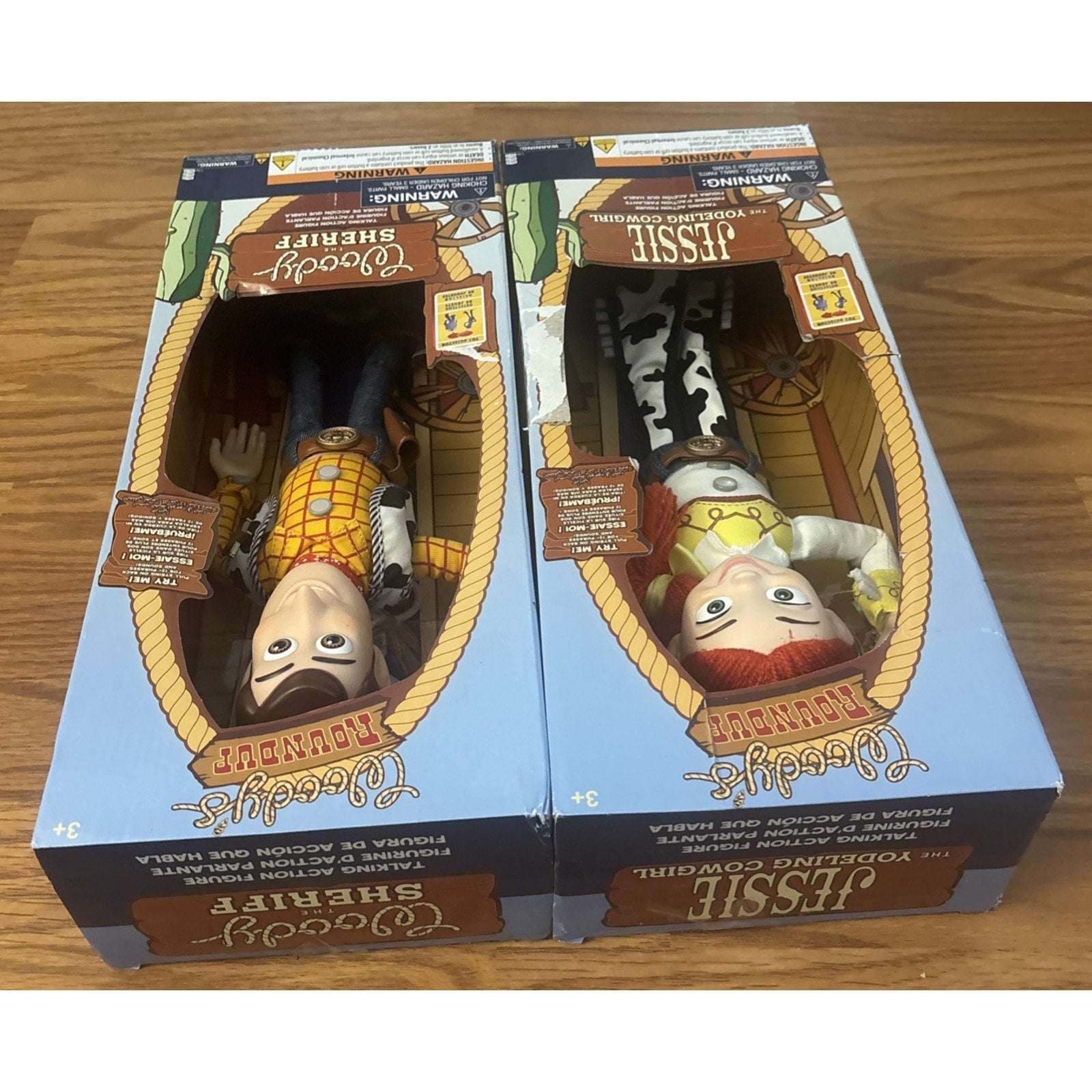 Disney Pixar Toy Story Talking Woody's Roundup Woody & Jessie Cowgirl Doll 15''