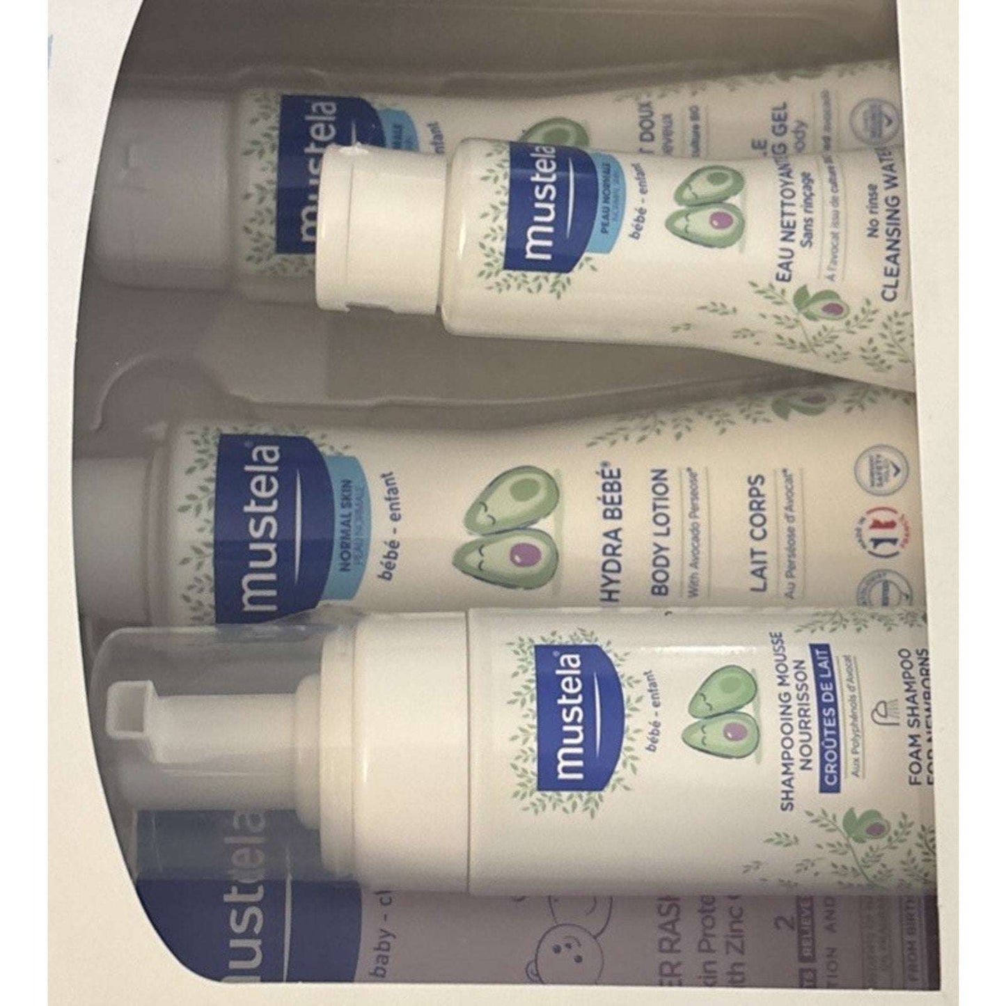 Mustela Newborn Arrival Gift Set Baby Skincare & Bath Essentials 5Pcs FULL SIZE