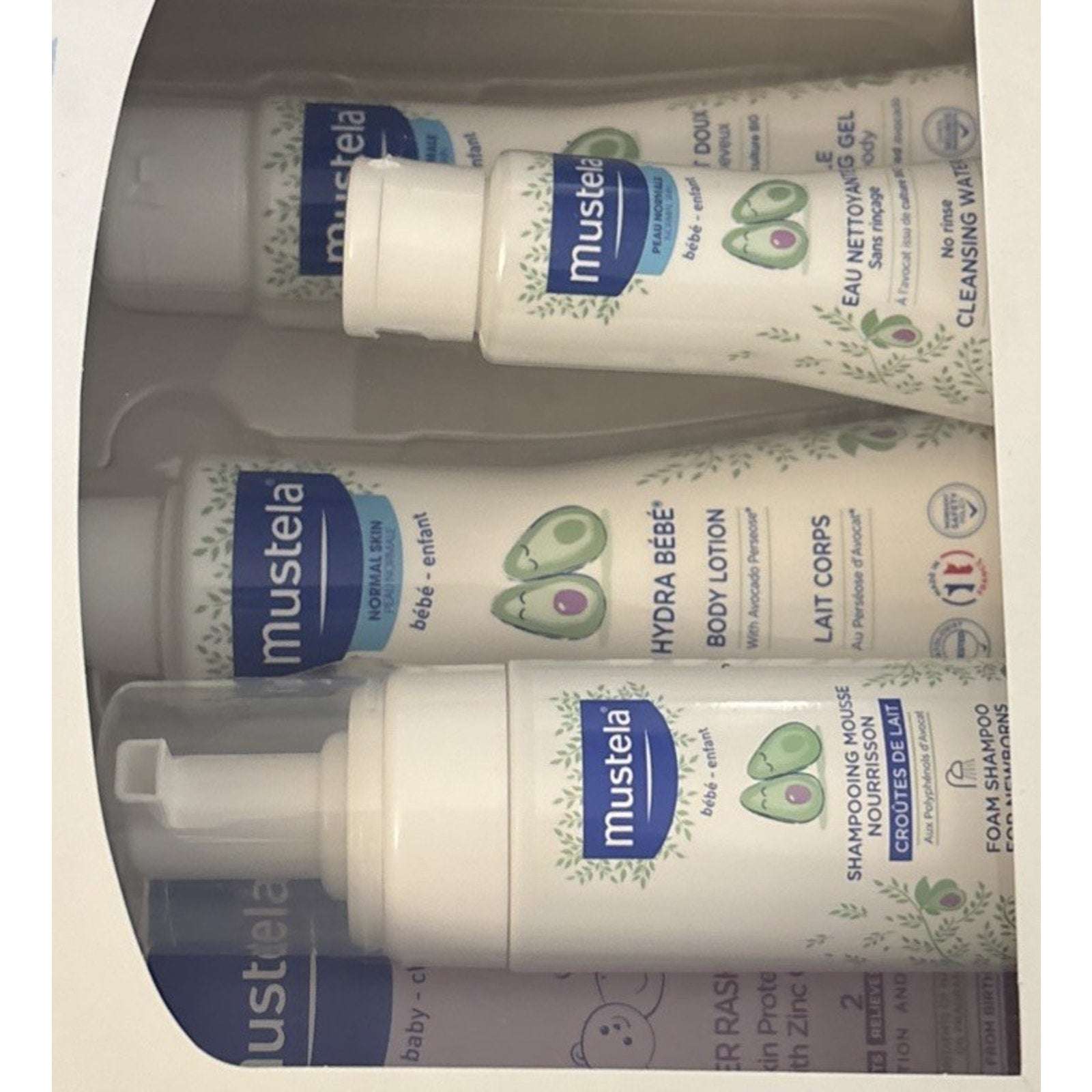 Mustela Newborn Arrival Gift Set Baby Skincare & Bath Essentials 5Pcs FULL SIZE