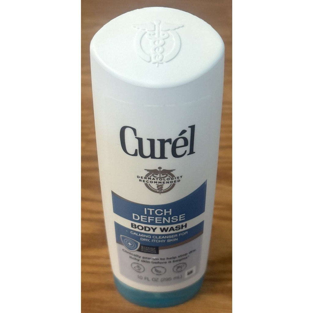 Curel Itch Defense Daily Calming Body Wash Soap-Free for Dry, Itchy Skin 10floz