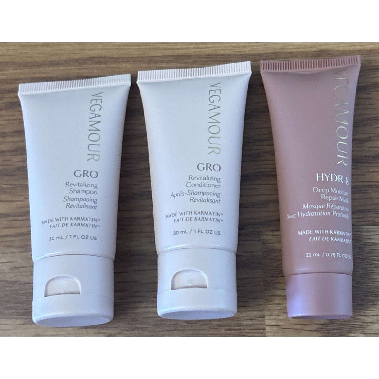 VEGAMOUR Shampoo Conditioner Hair Repair Mask Sephora Beauty Insider Travel Set