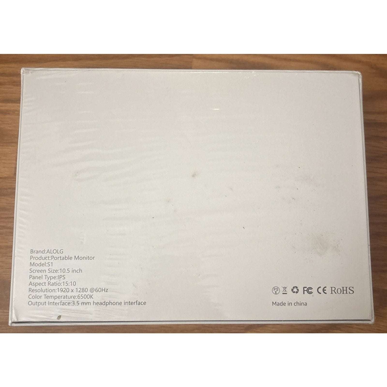 ALOLG HDMI Potable Monitor 10.5 Inch Screen IPS Panel 1920X1280 Model S1