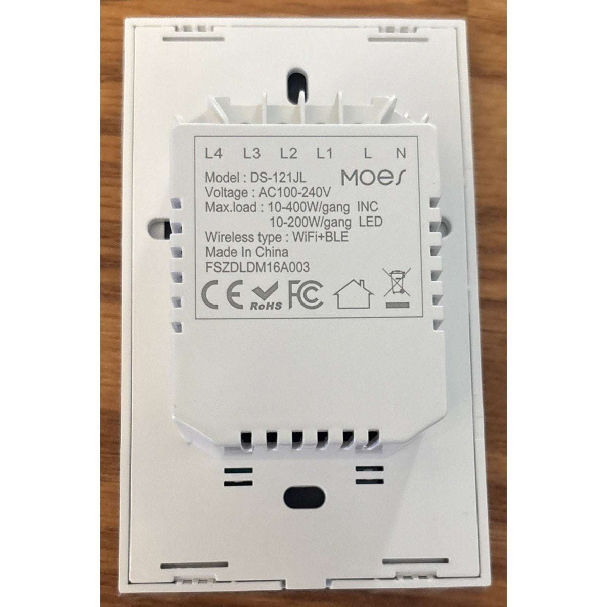 MOES WiFi Smart Wall Light Switch Glass Touch Alexa Google Tuya App Remote Voice