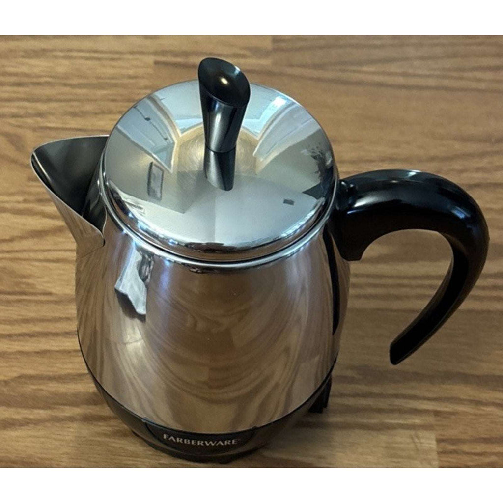 Farberware Electric Coffee Percolator FCP240 Stainless Steel Basket Automatic