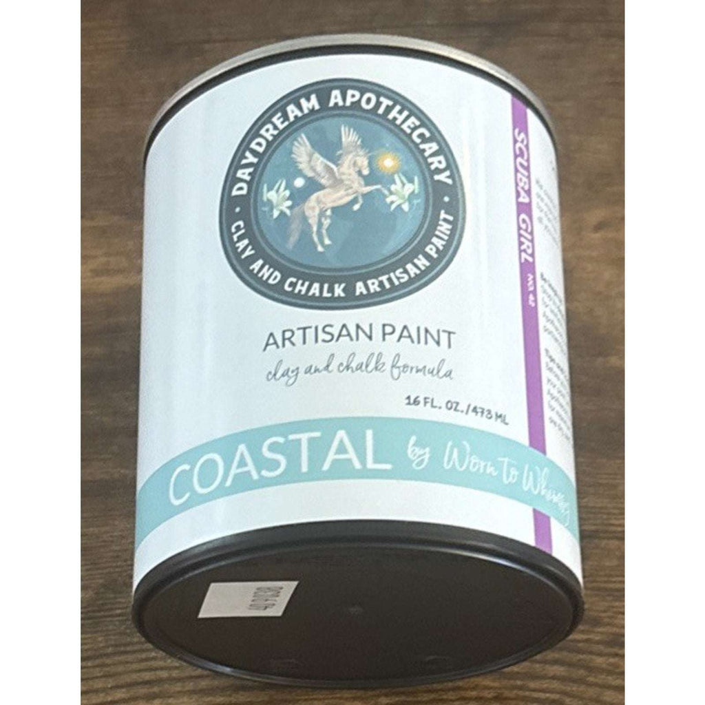 Daydream Apothecary Coastal Worn to Whimsy Artisan Chalk Paint Scuba Girl 16 oz