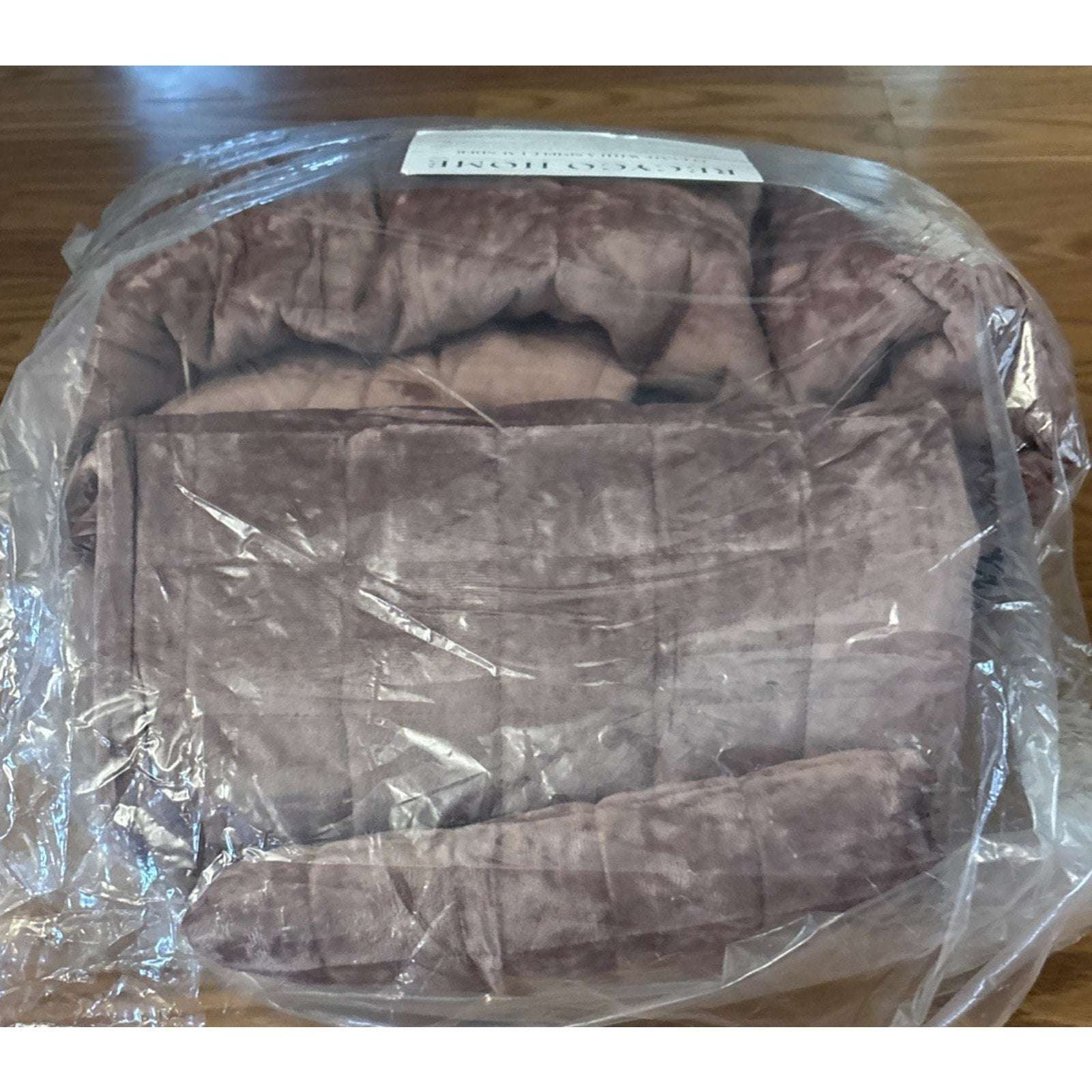 RECYCO Luxury Velvet Quilt Set Full Queen Size Bedding Ultra Soft in Dusty Mauve