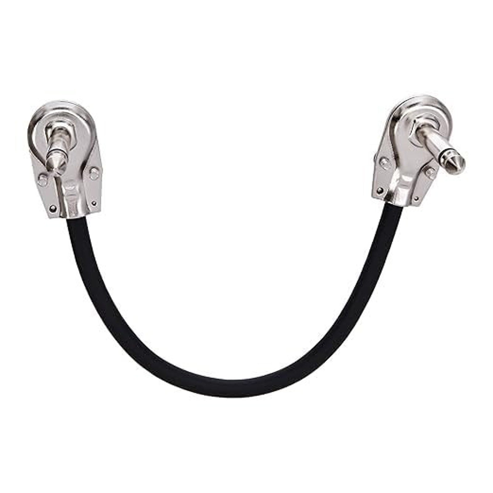 4Pack Guitar Effect Pedal Board Instrument Patch Cord Cables 6" 1/4" Right Angle
