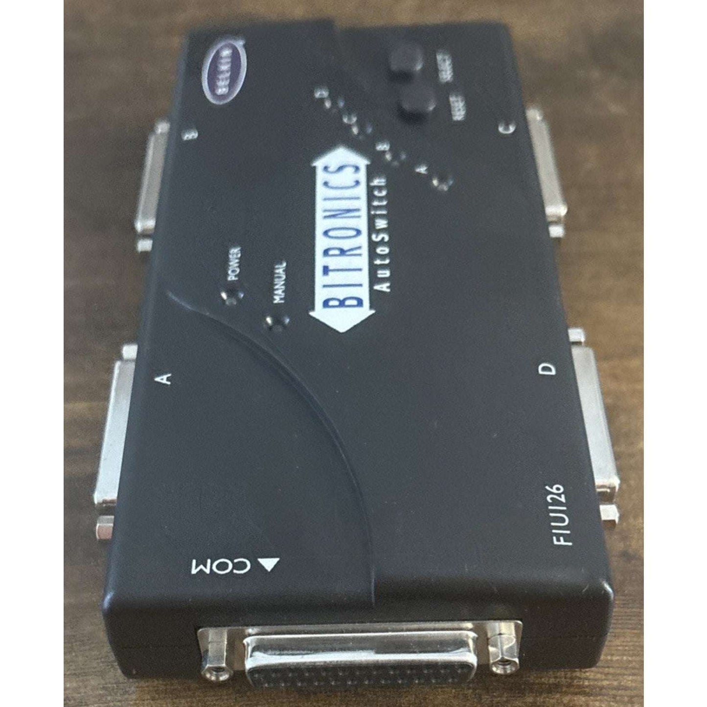 Belkin F1U126-KIT Bitronics Data AutoSwitch 4 Parallel Port IEEE 1284 Cable Incl