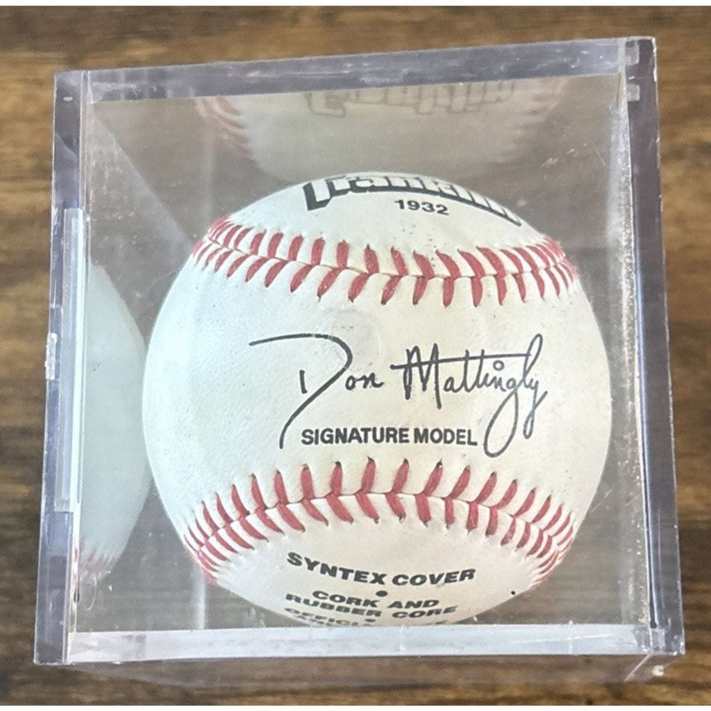 Luis Tiant Signed Autographed Franklin Don Mattingly Signature Coll. Baseball