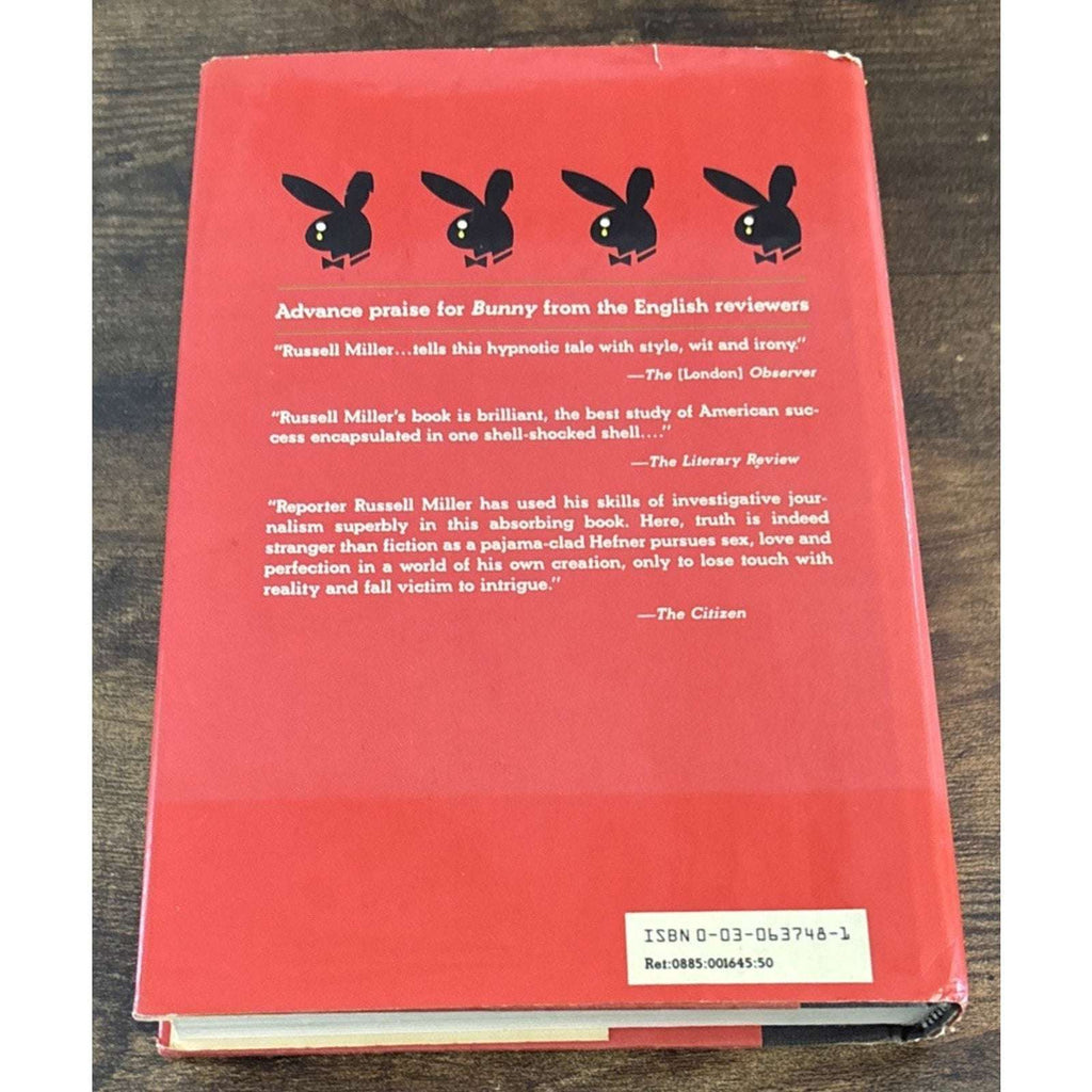 russell miller BUNNY THE REAL STORY OF PLAYBOY Signed First American Edition HC