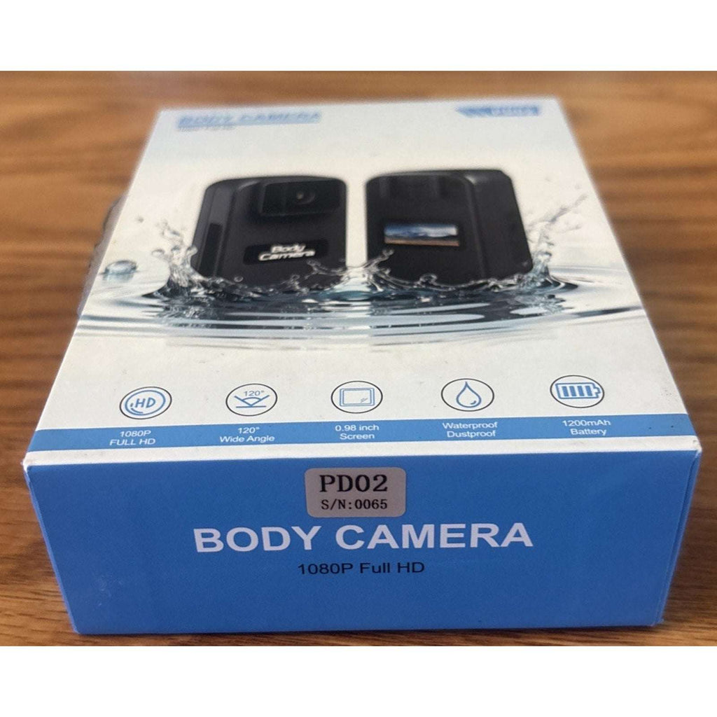 1080P Mini WiFi Body Camera w/ Audio Waterproof Car Sports Recorder w/ Back Clip