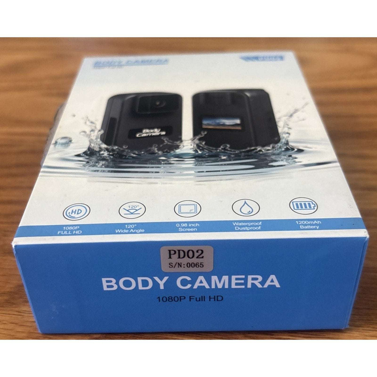 1080P Mini WiFi Body Camera w/ Audio Waterproof Car Sports Recorder w/ Back Clip