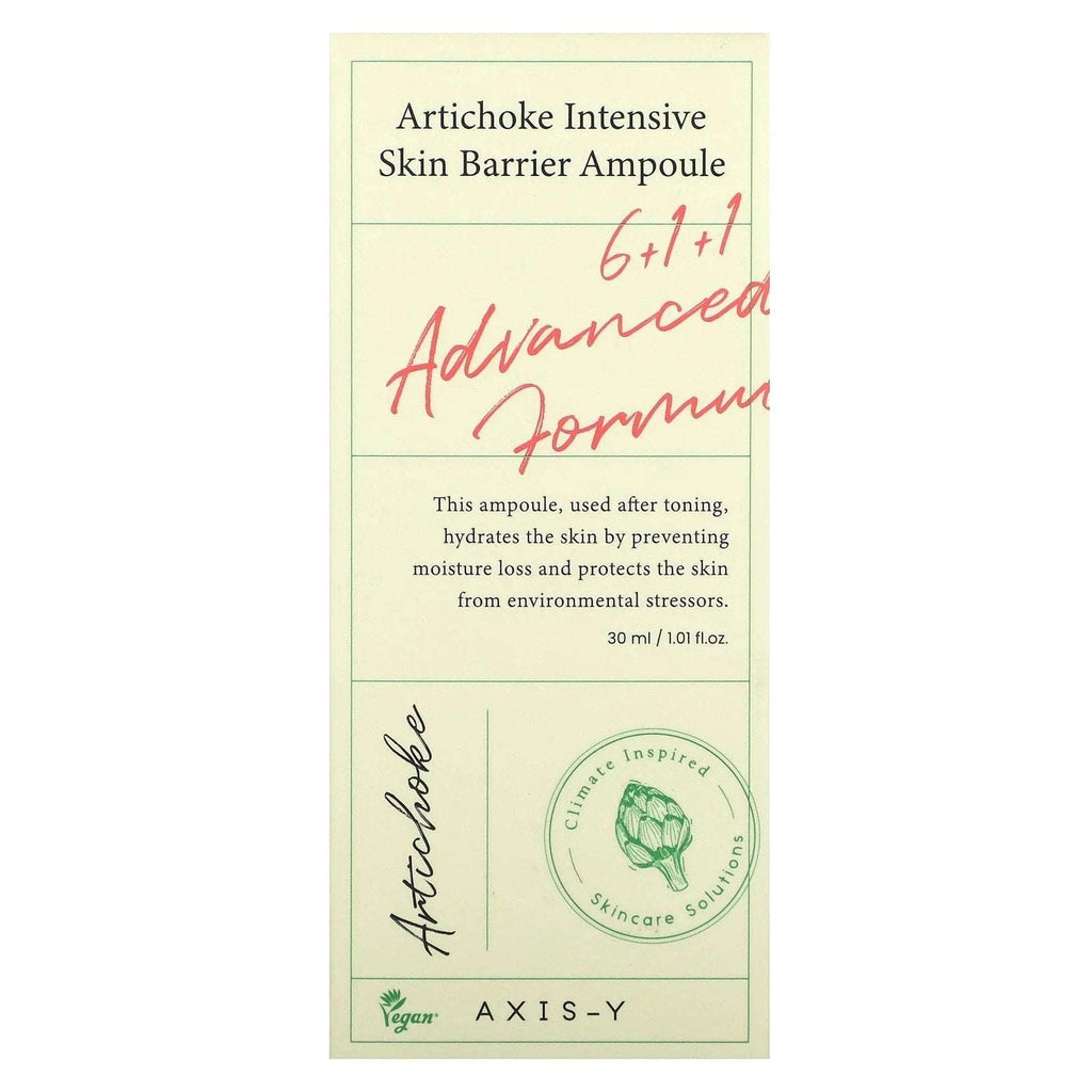 AXIS-Y Artichoke Intensive Skin Barrier Ampoule 6+1+1 Adv. Formula 30ml K-Beauty