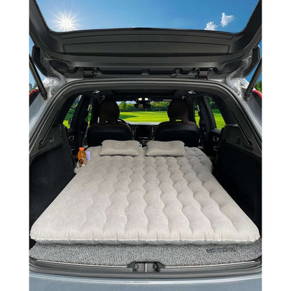 SUV Inflatable Air Mattress w Pump Drive-Ins Road Trips Camping Cup Phone Holder