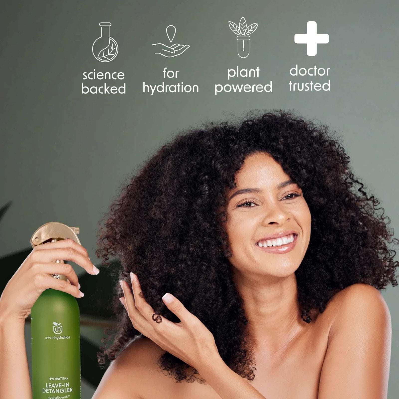 2PC Urban Hydration HydraNourish Leave-in Detangler Spray & Deep Conditioner NEW