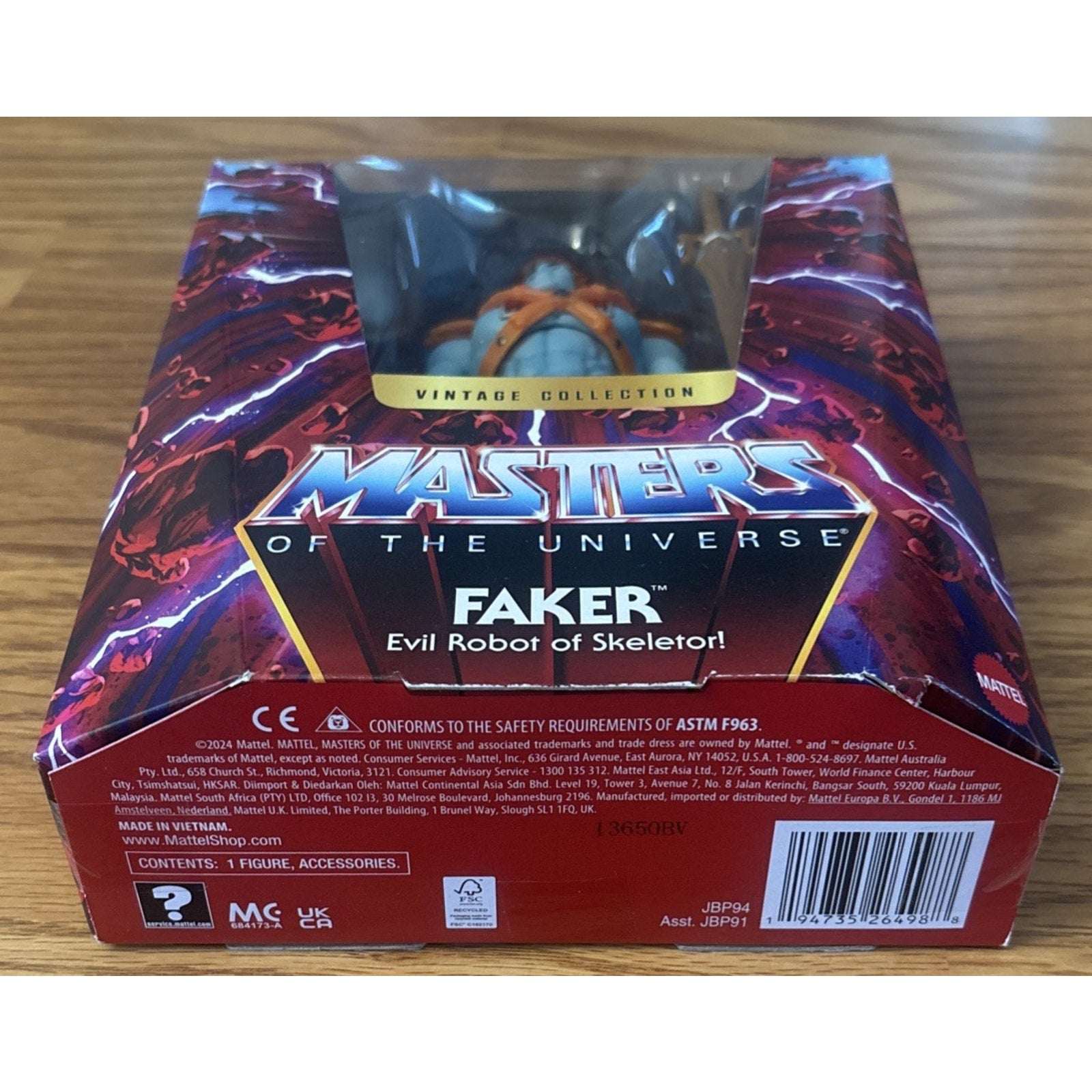 Masters of the Universe Masterverse Vintage Collection Faker Motu(New, Unopened)