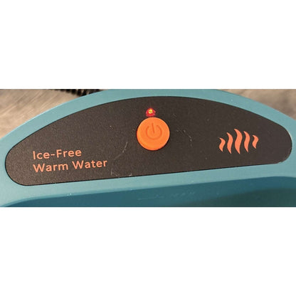 35W Heated Pet Water Bowl Waterproof Thermostatically Control AntiChew Cord 2.2L