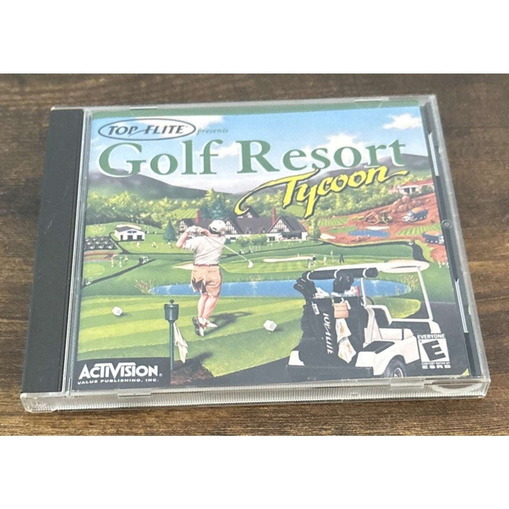 Golf Resort Tycoon : Top Flite Activision PC Game 2001 Complete - Tested/Works