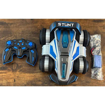 Bezgar 4WD RC Drift Stunt Car 360° Spin, Walking, Music, Lights, Rechargeable,