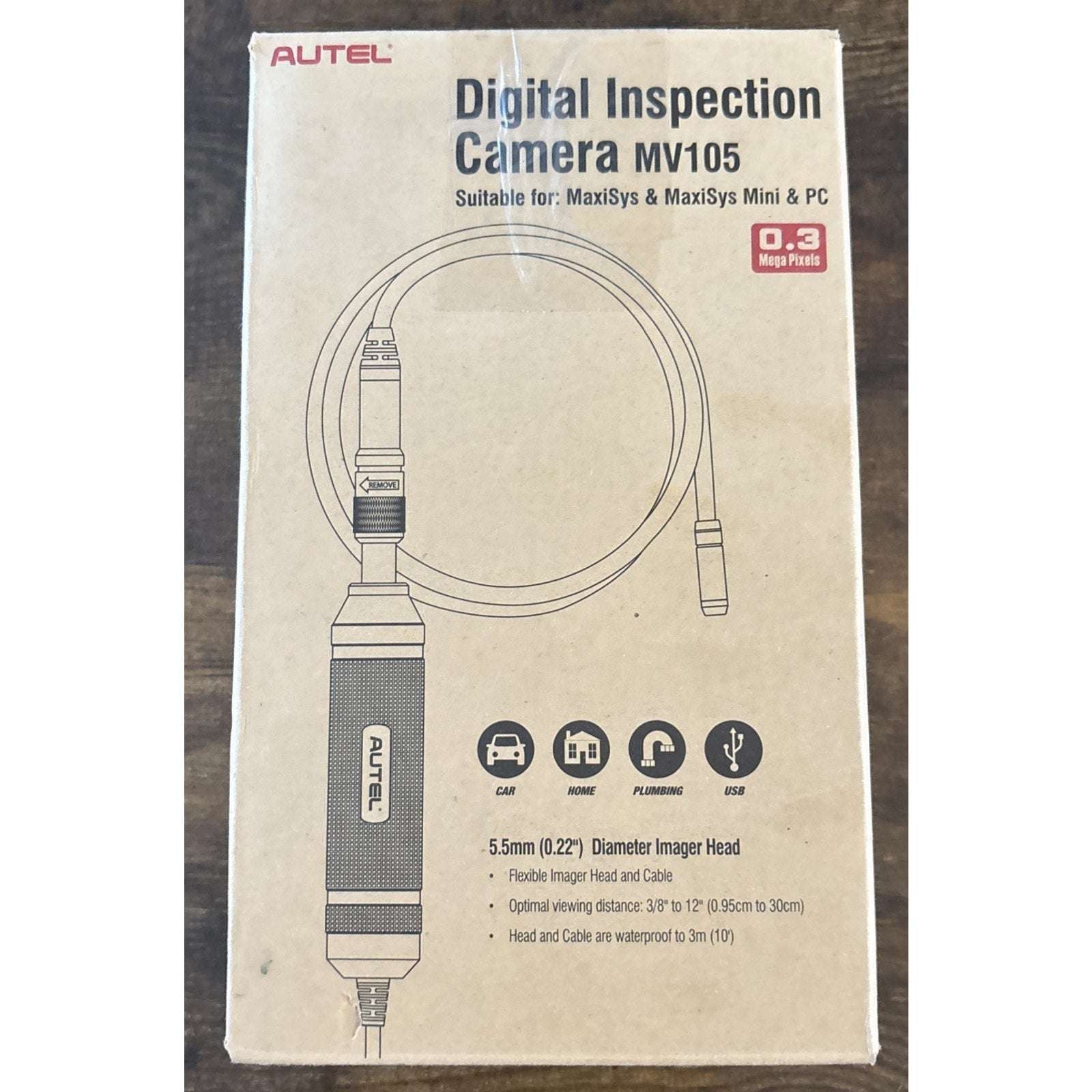 Autel MaxiVideo MV105 Digital Inspection Camera Video Scope for MS908P MK906BT