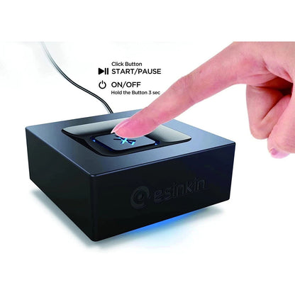 Bluetooth Audio Adapter Wireless Receiver For Home Stereo Music Streaming RCA