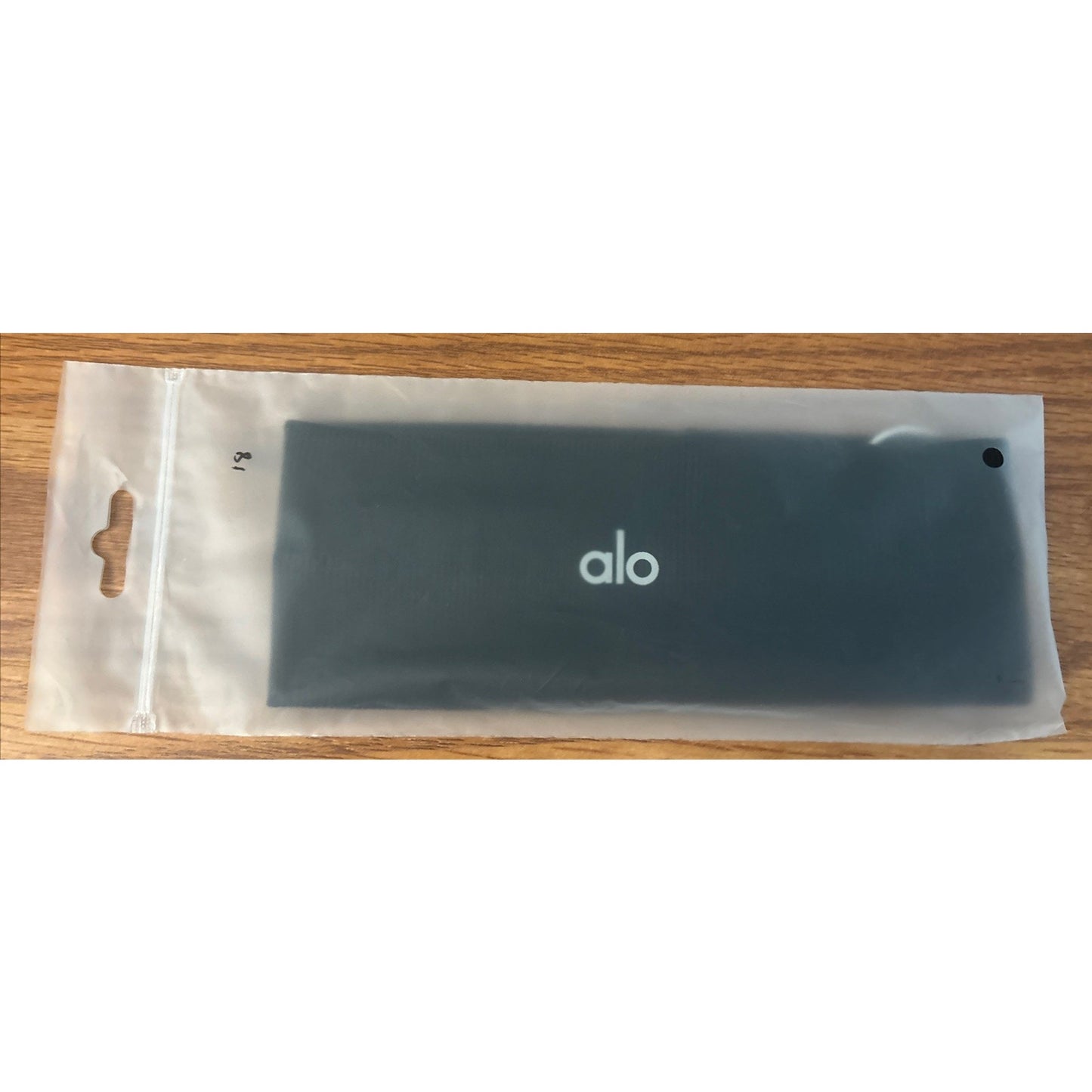 Alo Yoga Black Logo 3" Wide Headband Unisex Adult/Teen One Size Athletic Fitness