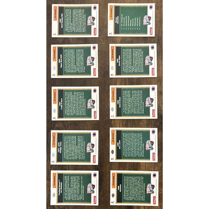 1991 Upper Deck Football Heroes Joe Montana Cards COMPLETE SET Pristine & Center