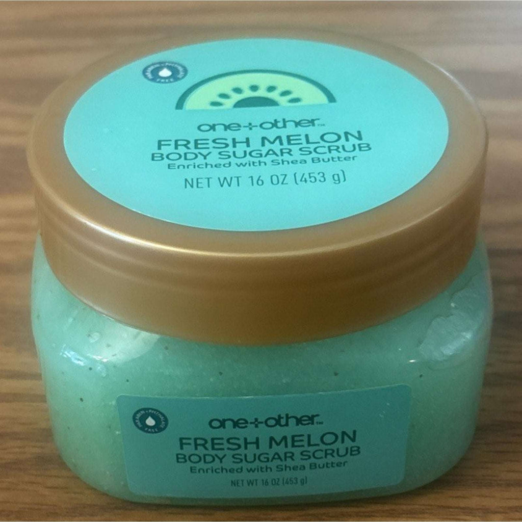 4-Pack One+Other Fresh Melon Body Sugar Scrub with Shea Butter - 16 oz each