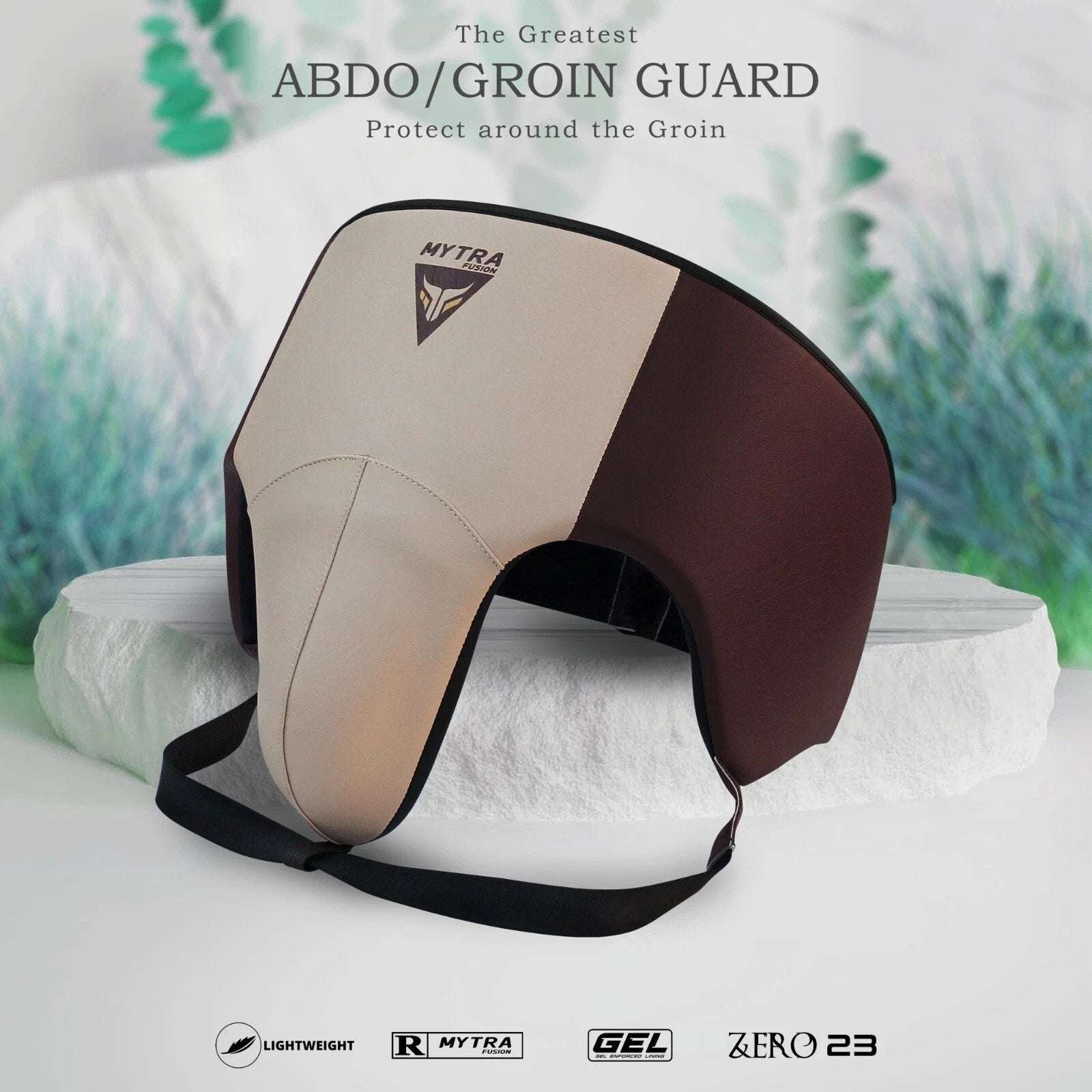 Mytra Fusion Boxing Groin Guard for MMA Muay Thai Kickboxing Martial Arts 28-33"