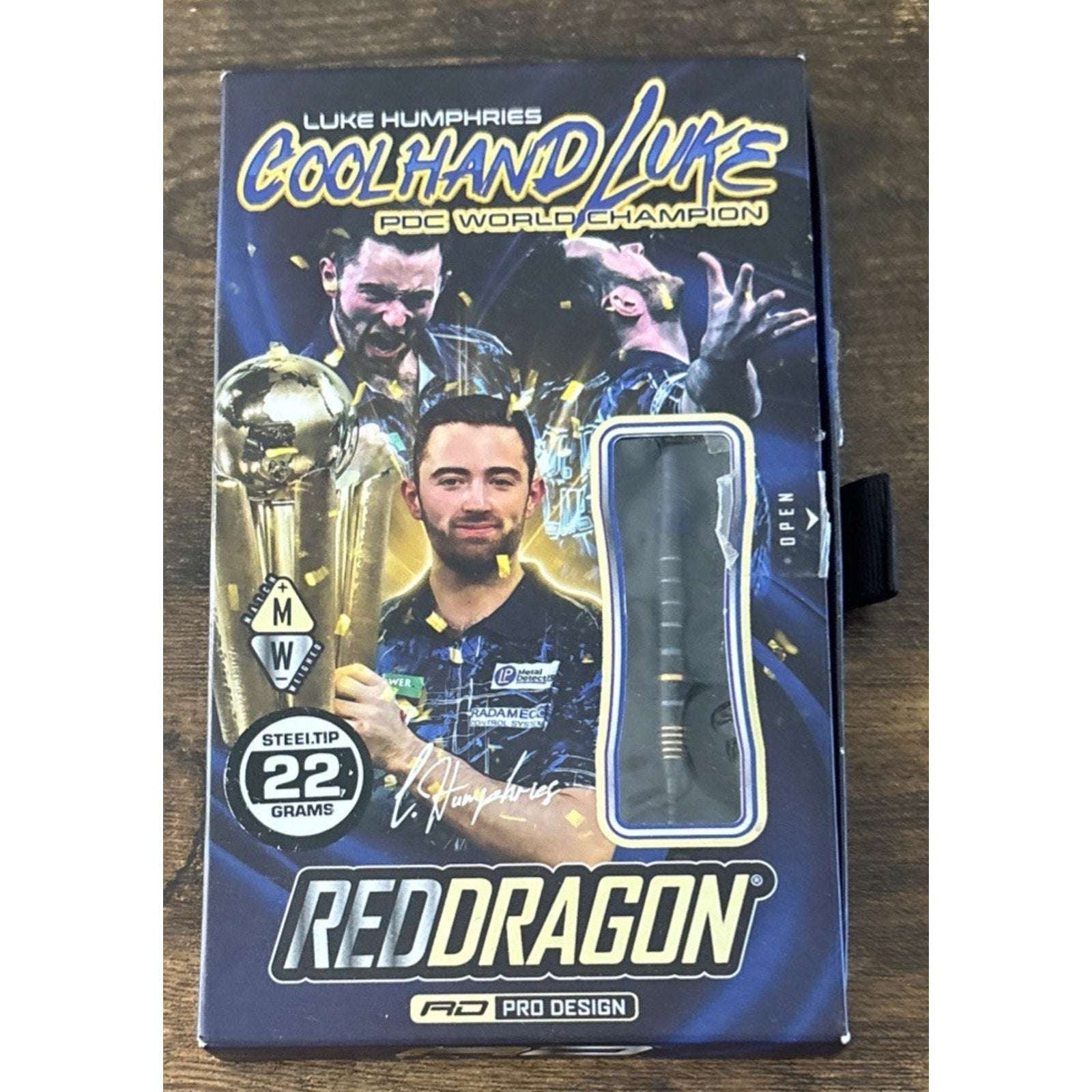 Red Dragon LUKE HUMPHRIES TX4 AVENGER 90% Tungsten Alloy Darts - 22 Grams READ!