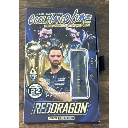 Red Dragon LUKE HUMPHRIES TX4 AVENGER 90% Tungsten Alloy Darts - 22 Grams READ!