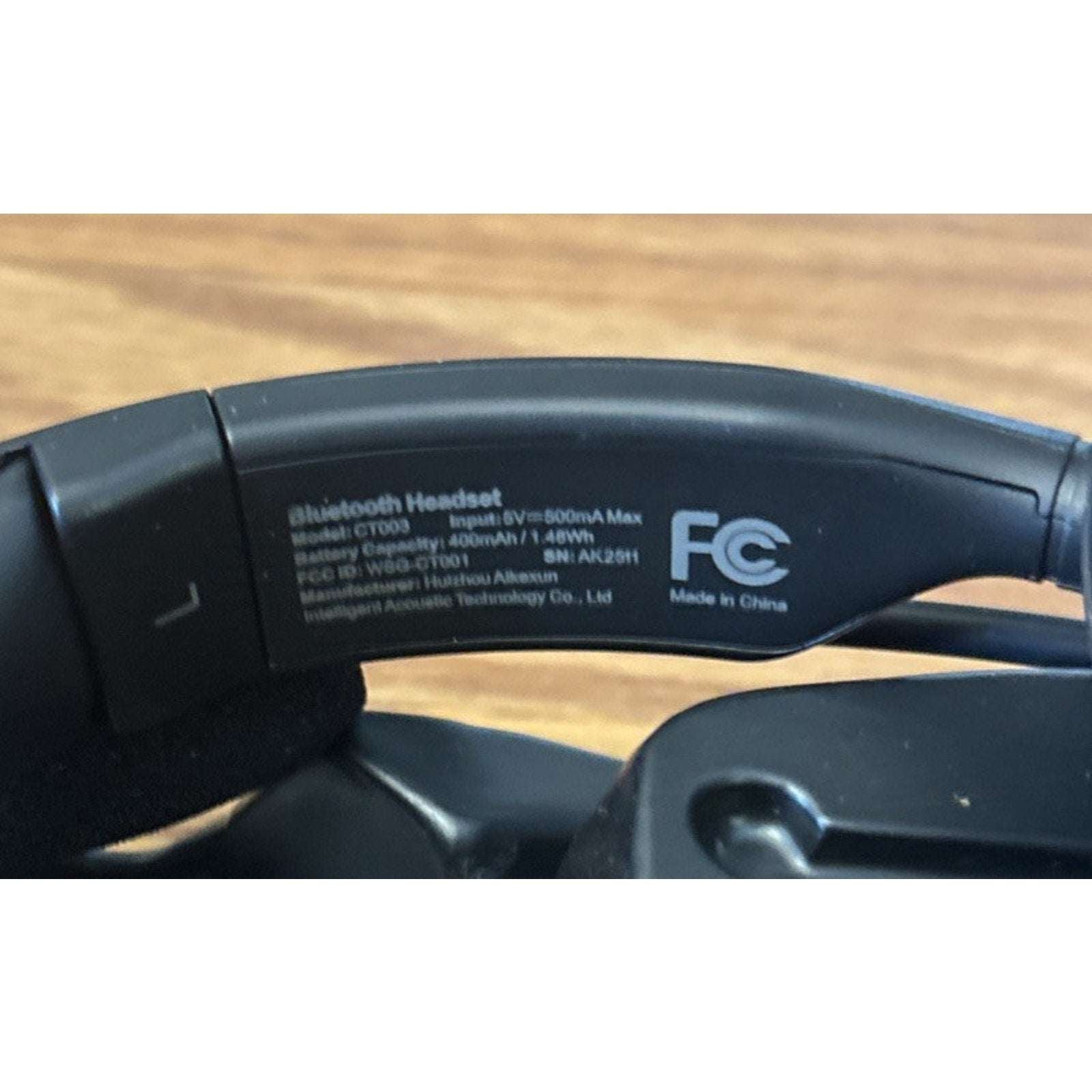 LEVN Bluetooth Headset w/ Microphone, Ai Noise Cancelling Dual Connection CT003