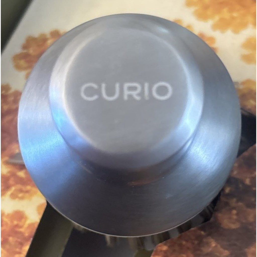Curio Home Goods Ionic Palm Brush Set Magnetized Stands Upright Stainless Steel