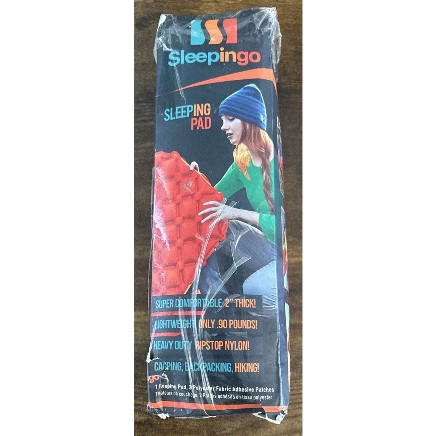 Sleepingo Sleeping Pad Ultralight Camping Waterproof Mat Inflatable Mattress RED