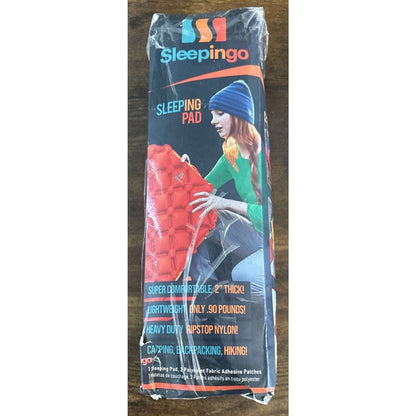 Sleepingo Sleeping Pad Ultralight Camping Waterproof Mat Inflatable Mattress RED
