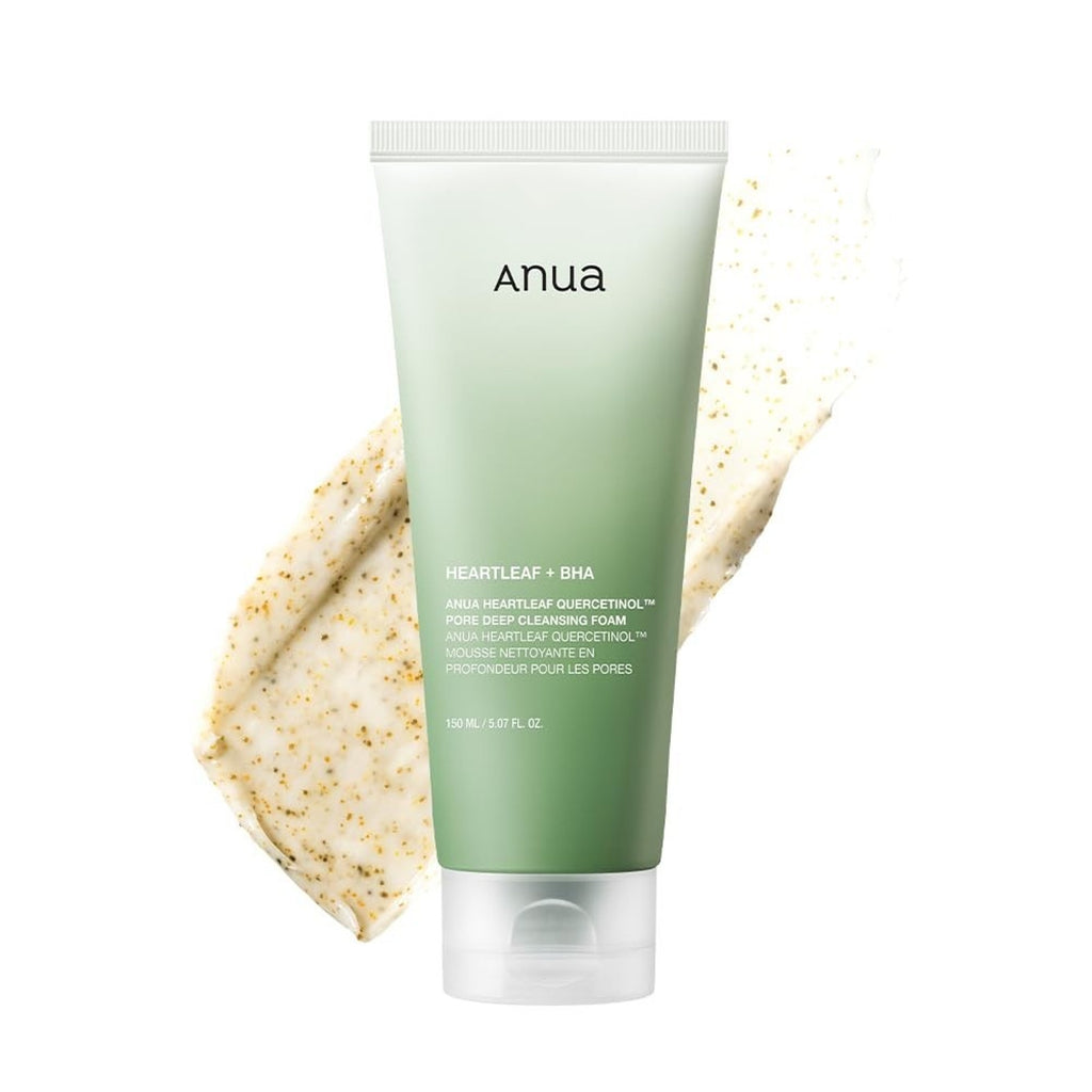 3 x Anua Heartleaf BHA Deep Cleansing Foam Cleanser for Clogged Pores 150ml