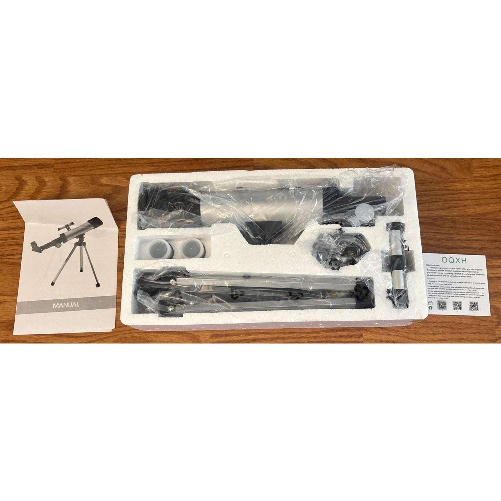 90X F36050 Astronomical Telescope w Portable Tripod, Lens, Filters & Eyepiece
