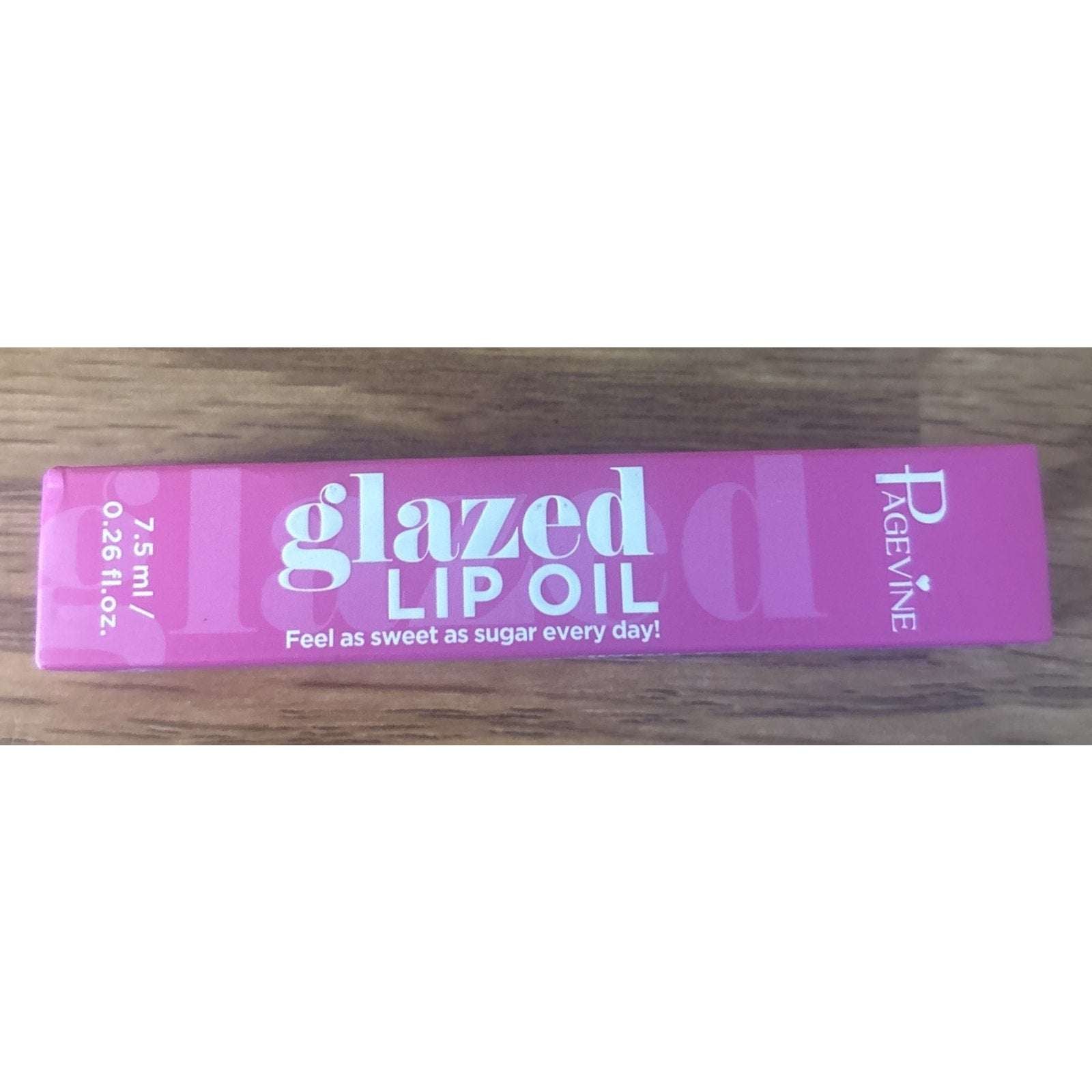PageVine Glazed Lip Oil So Taupe – Tinted Color, All-Day Hydration & High Shine