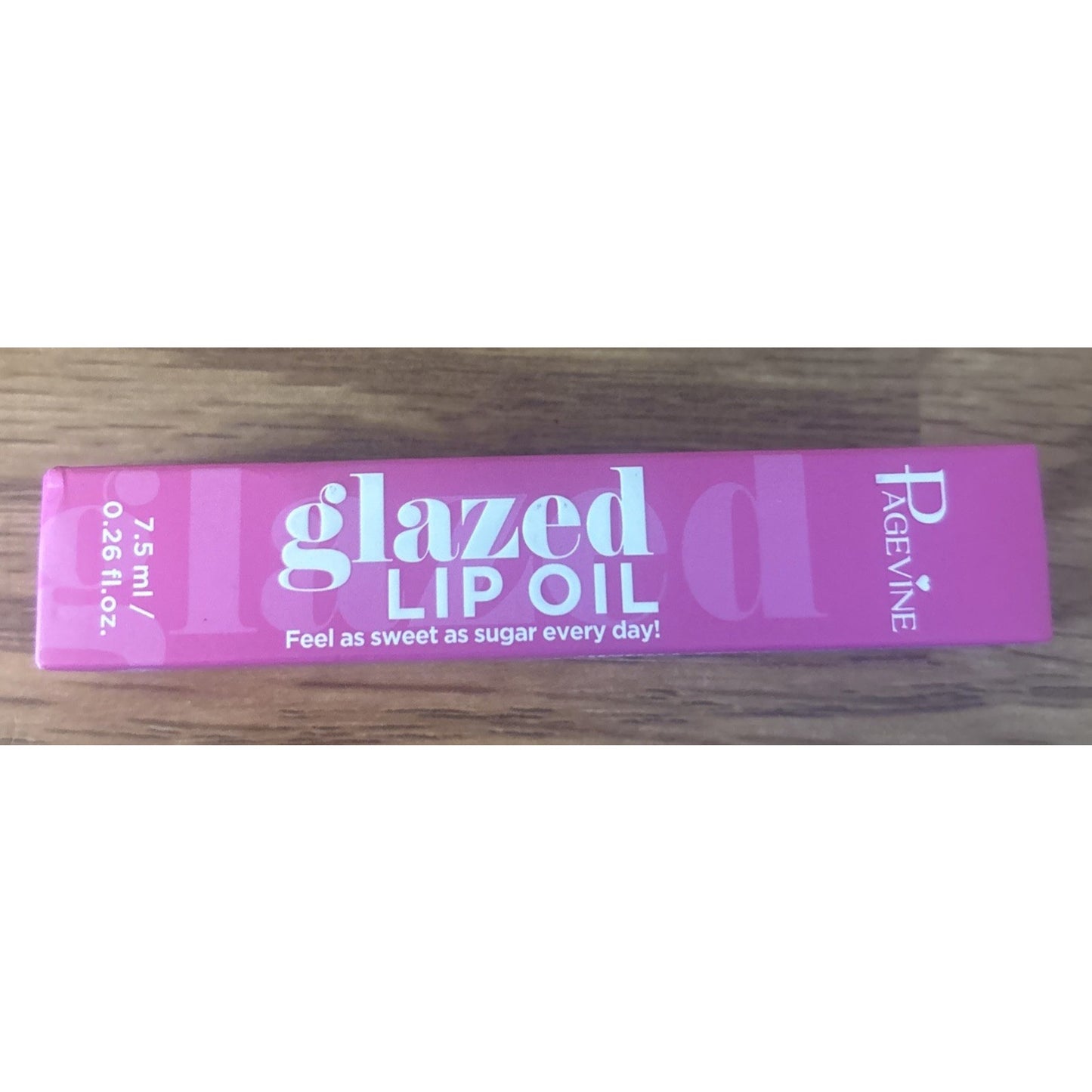 PageVine Glazed Lip Oil So Taupe – Tinted Color, All-Day Hydration & High Shine