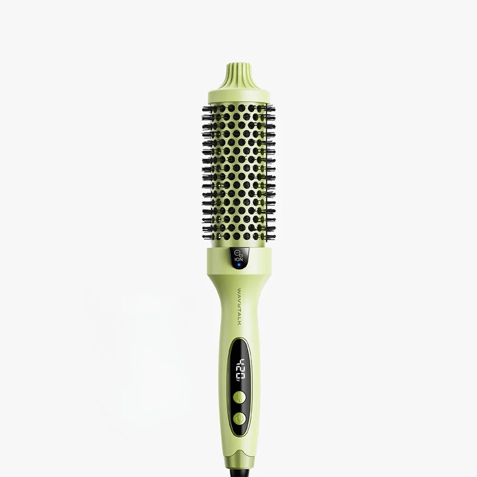 Wavytalk Blowout Boost Ionic Smoothing Thermal Heated Round Brush 1.5" - Green