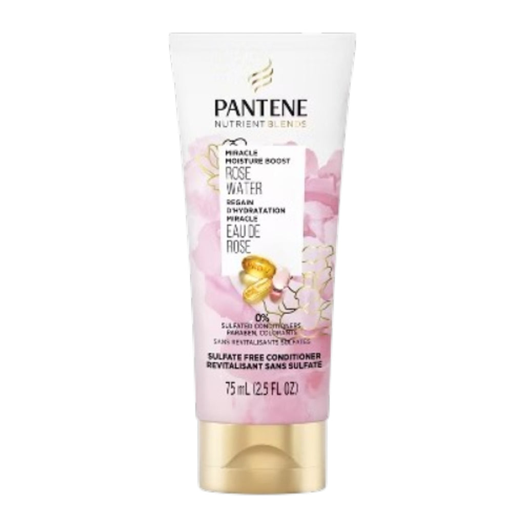 4x Pantene Nutrient Blends Miracle Moisture Boost Rose Water Conditioner 2.5floz