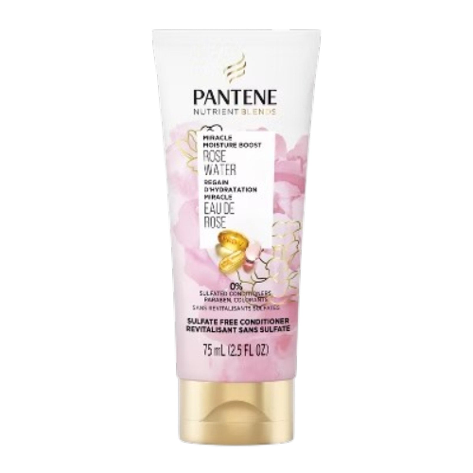 4x Pantene Nutrient Blends Miracle Moisture Boost Rose Water Conditioner 2.5floz