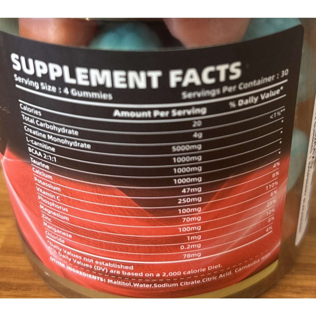 3x Happyummmm Creatine Monohydrate Gummies 5g Variety 120ct (360 Total) Exp 7/27