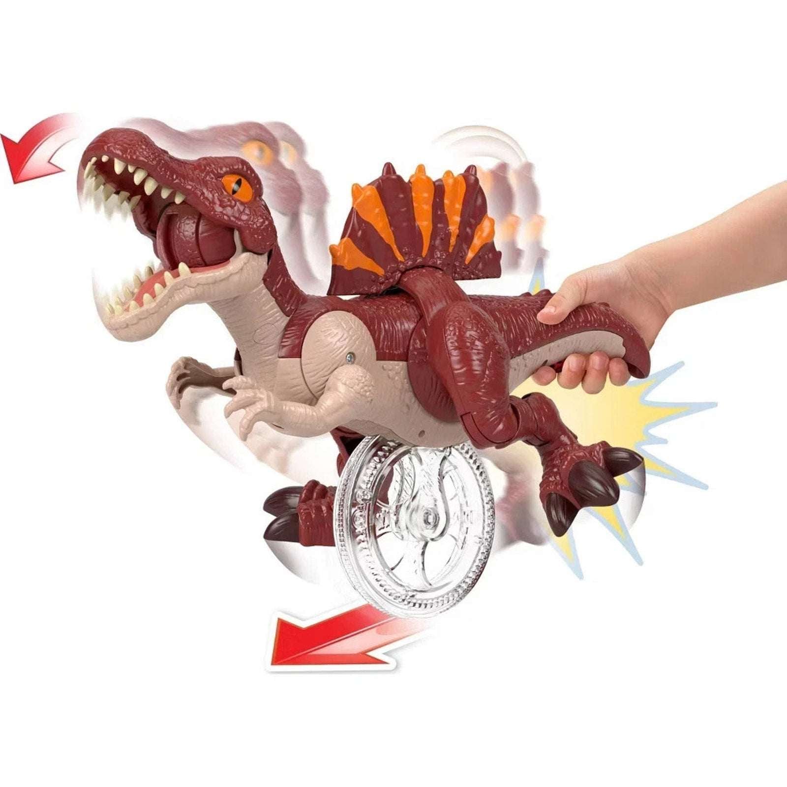 Fisher-Price Imaginext Jurassic World Rebirth Sprinting Spinosaurus Dinosaur 3+
