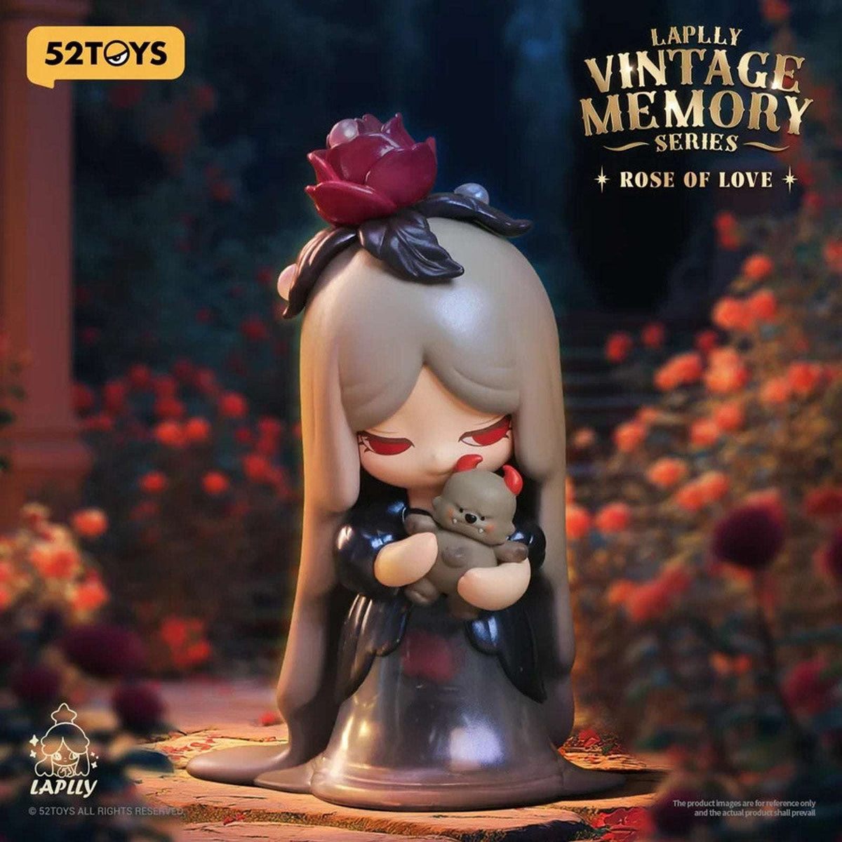 52TOYS LAPLLY VINTAGE MEMORY SERIES BLIND BOX Sealed FIGURE Card is Rose of Love