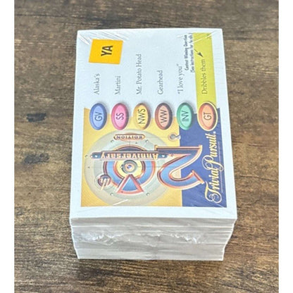 Trivial Pursuit 20th Anniversary Edition Deck of 200 YA Trivia Cards Sealed New