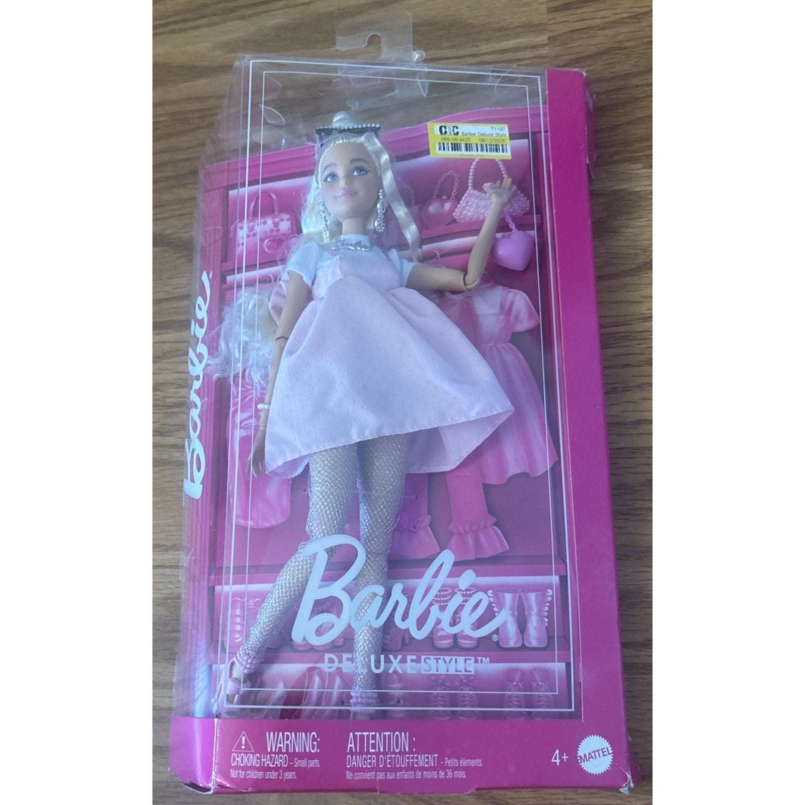 Barbie Deluxe Style #3 Blonde Hair Pink Dress Sunglasses 11.5” Doll 2024 Mattel